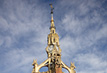 Imagen de la actuación 'Restauración y Adecuación del Pabellón de la Administración del Recinto Histórico del Hospital de la Santa Creu i Sant Pau, Fase III: Cubiertas y Torre del Reloj'