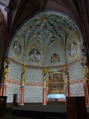 Imagen de la actuación 'Restauración de las policromías del Pórtico de la Catedral de Santa María, I Actuación'
