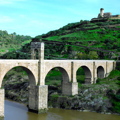 Imagen de la actuación 'Restauración del Puente Romano de Alcántara'