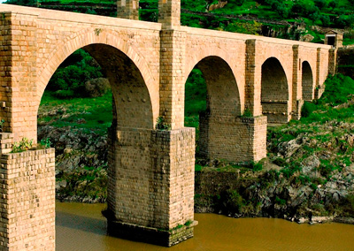 Imagen de la actuación 'Restauración del Puente Romano de Alcántara'