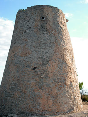 Imagen de la actuación 'Restauración de la Torre Nova des Cap Vermell'