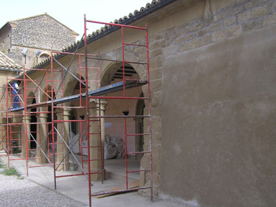 Imagen de la actuación 'Restauración del Salón del Tanto Monta en el Predio de la Catedral de Huesca'