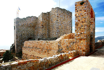 Imagen de la actuación 'Consolidación de la Cubierta de la Iglesia y de los Muros de la Fortaleza del Sacro Convento-Castillo 