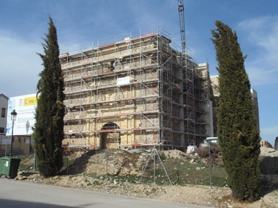 Imagen de la actuación 'Restauración del Claustro del Antiguo Convento de Santa Cruz'
