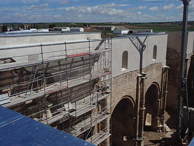 Imagen de la actuación 'Restauración del Claustro del Antiguo Convento de Santa Cruz'