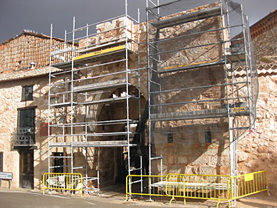 Imagen de la actuación 'Restauración de Arco Puerta de Entrada en Ayllón'