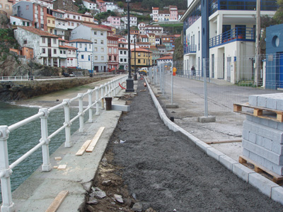 Imagen de la actuación 'Pavimentación integral del Puerto Histórico de Cudillero'