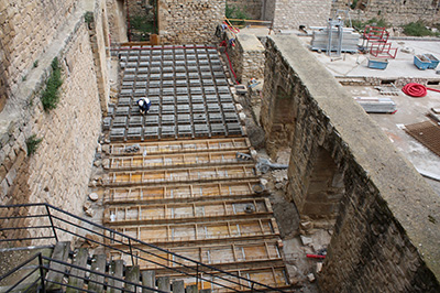 Imagen de la actuación 'Consolidación y Restauración del Castillo de Sabiote, Fase II'