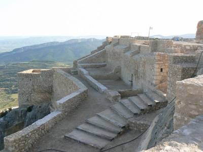 Imagen de la actuación 'Restauración y mejora de los accesos y consolidación de los restos del Castillo de Castellote'