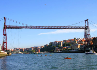 Imagen de la actuación 'Conservación, restauración, rehabilitación y consolidación del Puente de Vizcaya sito en Portugalete y Getxo'