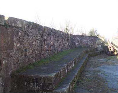 Imagen de la actuación 'Restauración de las murallas del Castillo de la Mota del Monte Urgull, Fase II'