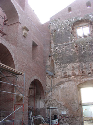 Imagen de la actuación 'Rehabilitación del antiguo Convento de Santa Ana, Fase I: Consolidación, rehabilitación estructural y cubiertas'