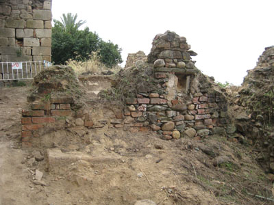 Imagen de la actuación 'Restauración de los tramos 6/7 y torres 7/8 del lienzo occidental de la Muralla de Coria'