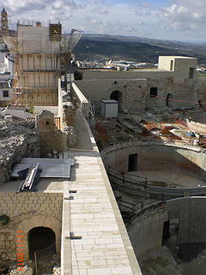 Imagen de la actuación 'Intervención en el Castillo de Baena, Fase II'