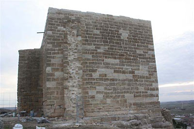 Imagen de la actuación 'Reparación de cubiertas y restauración de las fachadas del Castillo de Castejón de Monegros'