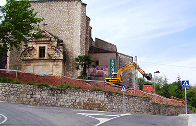 Imagen de la actuación 'Restauración de la Iglesia del Monasterio de San Francisco, Fase II'