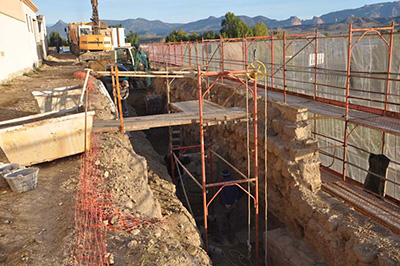 Imagen de la actuación 'Restauración de los Paños de la Muralla de Huesca, ubicados en el tramo comprendido entre: calle Desengaño nº 102 hasta el Colegio San Vicente'