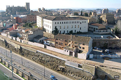 Imagen de la actuación 'Restauración de los Paños de la Muralla de Huesca, ubicados en el tramo comprendido entre: calle Desengaño nº 102 hasta el Colegio San Vicente'