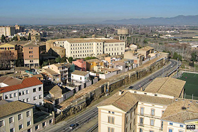 Imagen de la actuación 'Restauración de los Paños de la Muralla de Huesca, ubicados en el tramo comprendido entre: calle Desengaño nº 102 hasta el Colegio San Vicente'