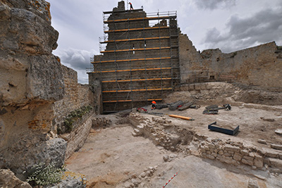 Imagen de la actuación 'Intervención arqueológica y recuperación y puesta en valor del Castillo de Castrojeriz'
