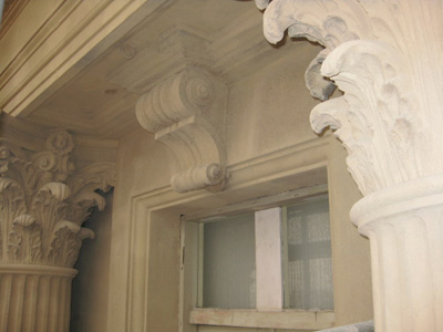 Imagen de la actuación 'Restauración monumental, adecuación y arreglos de la Fachada de Levante del Palau de la Paeria, Fase I'
