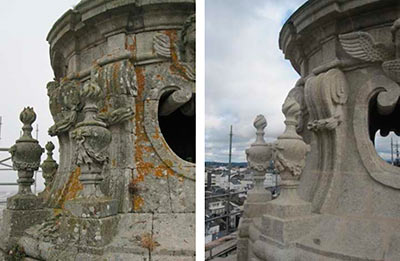 Imagen de la actuación 'Restauración en la fachada principal de la Catedral de Lugo'