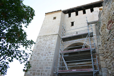 Imagen de la actuación 'Restauración y puesta en valor de la Puerta de Santiago en Segovia'