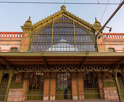 Imagen de la actuación 'Rehabilitación de las fachadas y el vestíbulo de la estación histórica de ferrocarril de Almería'