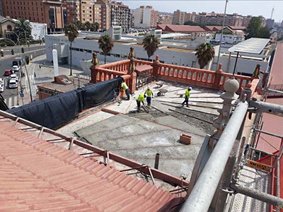 Imagen de la actuación 'Rehabilitación de las fachadas y el vestíbulo de la estación histórica de ferrocarril de Almería'