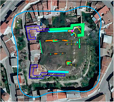 Imagen de la actuación 'Acondicionamiento del acceso al castillo de Alaejos y entorno; establecimiento de itinerario visitable'