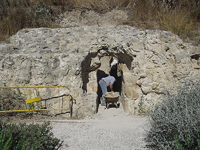 Imagen de la actuación 'Acondicionamiento del acceso al castillo de Alaejos y entorno; establecimiento de itinerario visitable'