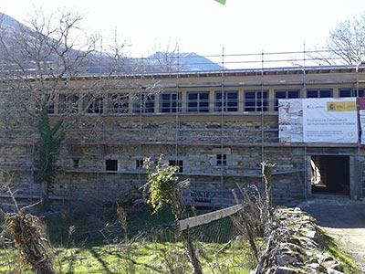 Imagen de la actuación 'Rehabilitación del ala este del monasterio de San Pedro de Montes de Valdueza para  utilización como centro  interpretación iniciativas socioculturales túristicas del Valle del Silencio/Valle del Oza'