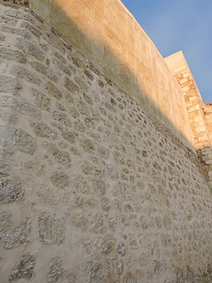 Imagen de la actuación 'Rehabilitación de la muralla de Teruel (lienzo entre la torre la Bombardera y el torreón del Agua)'