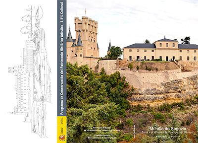 Imagen de la actuación 'Restauración de murallas de Segovia, tramo correspondiente zona sur de la Plazuela del Alcazar: entre el cubo 72 y el antiguo postigo del Obispo'