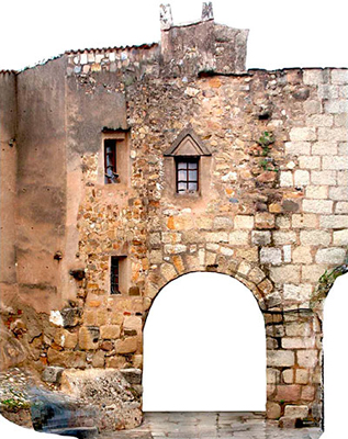 Imagen de la actuación 'Restauración muralla de Cáceres, fase I: Baluarte de los Pozos - Arco del Cristo'