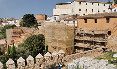 Imagen de la actuación 'Restauración muralla de Cáceres, fase I: Baluarte de los Pozos - Arco del Cristo'