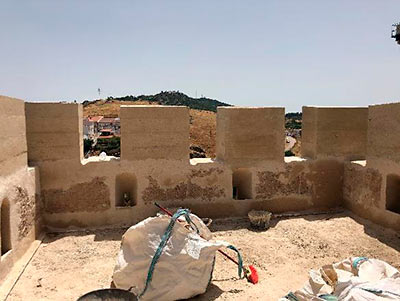 Imagen de la actuación 'Restauración muralla de Cáceres, fase I: Baluarte de los Pozos - Arco del Cristo'