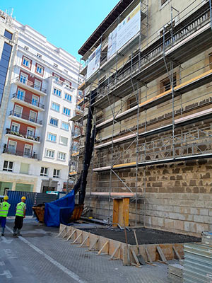 Imagen de la actuación 'Plan Director de la Catedral de Santander, Fase 5ª: Remodelación de las dependencias capitulares y recuperación del muro del castillo de San Felipe'