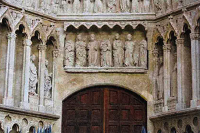Imagen de la actuación 'Restauración de la portada de santa Ana de la catedral de santa María'