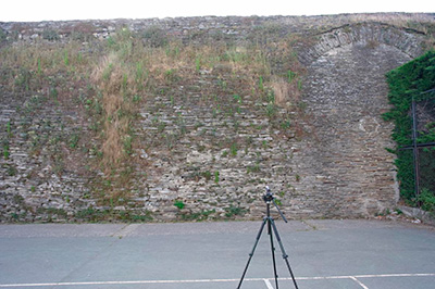 Imagen de la actuación 'Consolidación estructural del cubo VII y lienzo interior de su entorno inmediato en la muralla romana de Lugo'