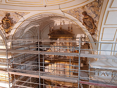 Imagen de la actuación 'Rehabilitación para uso cultural de la iglesia de la Concepción y Santiago de Alcalá, del hospital general Simón Ruiz'