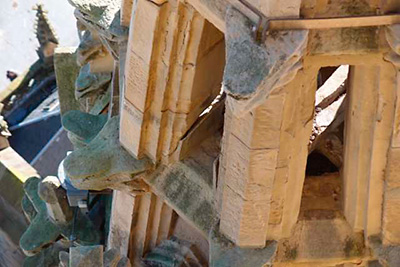 Imagen de la actuación 'Restauración de la torre de la catedral del Buen Pastor'