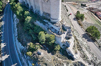 Imagen de la actuación 'Restauración de la Barbacana y patio norte del Castillo'