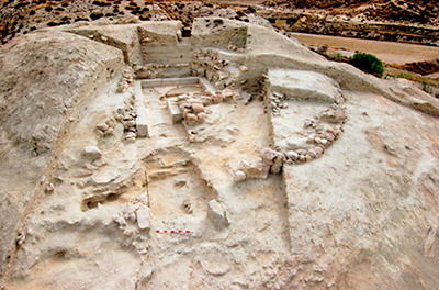 Imagen de la actuación 'Restauración en el Túmulo 75 de la Necrópolis Íbera de Tútugi'