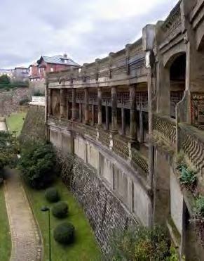 Imagen de la actuación 'Recuperación y puesta en valor del monumento Galerías Punta Begoña y su entorno, protección y consolidación del salón y del pabellón suroeste y sus fachadas'