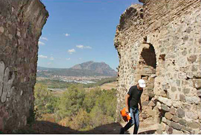 Imagen de la actuación 'Consolidación de los restos del Castell de Voltrera y apertura al público del recinto'