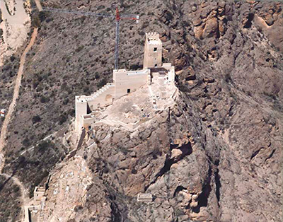 Imagen de la actuación 'Restauración del recinto inferior del Castillo'